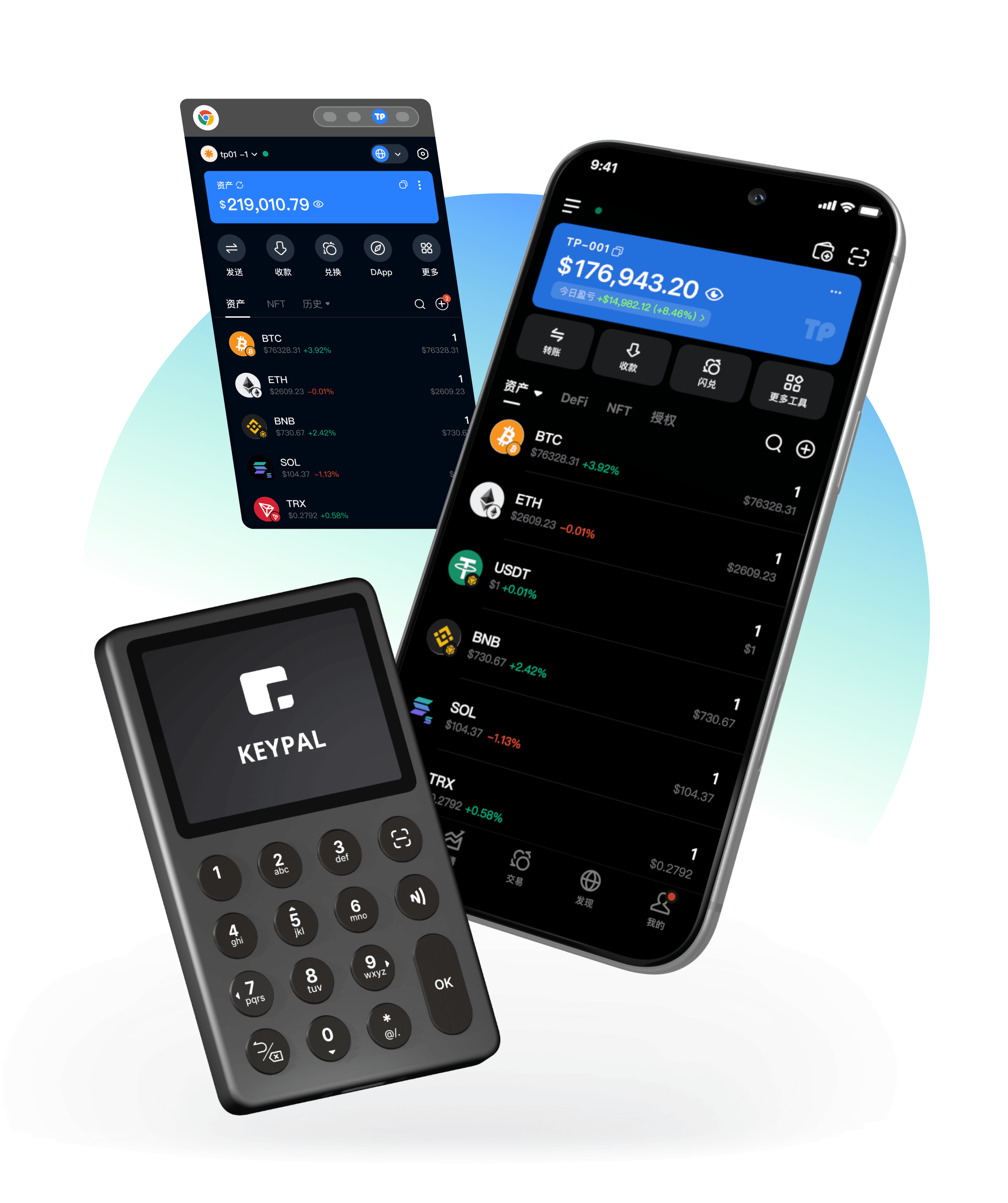 TokenPocket區塊鏈錢包 Web3 生態主視覺